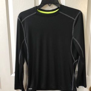 Starter black long sleeve warmup shirt Youth XL
